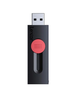  Lexar | Flash Drive | JumpDrive D300 | 128 GB | USB 3.2 Gen 1 | Black/Red  Hover