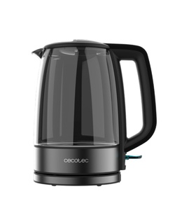 Tējkanna Cecotec Kettle | ThermoSense 340 Clear | Electric | 2200 W | 1.7 L | Glass | 360° rotational base | Clear  Hover