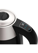 Tējkanna Cecotec Kettle | Thermosense 400 VisionLight | Electric | 2200 W | 1.7 L | Stainless steel | 360° rotational base | Black/Stainless steel Hover