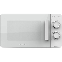 Mikroviļņu krāsns Cecotec Microwave Oven | ProClean 3120 | Free standing | 20 L | 700 W | Grill | White