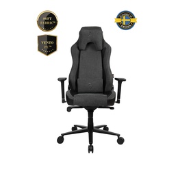  Arozzi Vernazza Vento Gaming Chair Vento Polyurethane; Soft Fabric; Metal; Aluminium | Dark Grey