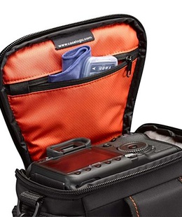  Case Logic | DCB-306 SLR Camera Bag | Black | * Designed to fit an SLR camera with standard zoom lens attached * Internal zippered pocket stores memory cards  Hover
