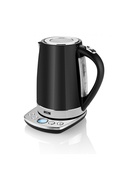 Tējkanna ETA | Kettle | ETA158790000 | With electronic control | 2200 W | 1.7 L | Stainless steel | 360° rotational base | Black