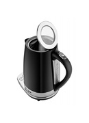Tējkanna ETA | Kettle | ETA158790000 | With electronic control | 2200 W | 1.7 L | Stainless steel | 360° rotational base | Black Hover