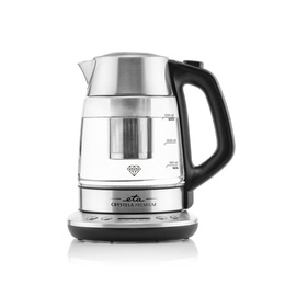 Tējkanna ETA | Kettle | Crystela Premium ETA915390000 | Electric | 2200 W | 1.5 L | Glass | 360° rotational base | Stainless steel/Glass
