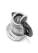 Tējkanna ETA | Kettle | Crystela Premium ETA915390000 | Electric | 2200 W | 1.5 L | Glass | 360° rotational base | Stainless steel/Glass Hover