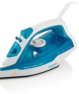  ETA | Iron | Esmira ETA027390000 | Steam Iron | 2200 W | Water tank capacity 380 ml | Continuous steam 40 g/min | Steam boost performance 100 g/min | Turquoise  Hover