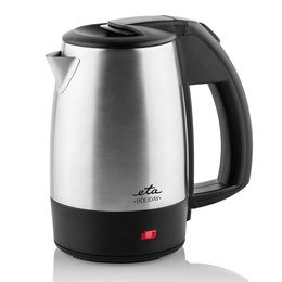 Tējkanna ETA | Kettle | ETA618890010 Holiday | Electric | 1000 W | 0.5 L | Stainless steel | Black/Stainless steel