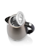 Tējkanna ETA | Kettle | Ela mini ETA859990040 | Standard | 2100 W | 1.2 L | Stainless steel | 360° rotational base | Grey