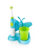 Birste ETA | Toothbrush with water cup and holder | Sonetic  ETA129490080 | Battery operated | For kids | Number of brush heads included 2 | Number of teeth brushing modes 2 | Blue