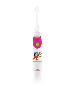 Birste ETA | SONETIC Toothbrush | ETA071090010 | Battery operated | For kids | Number of brush heads included 2 | Number of teeth brushing modes Does not apply | Sonic technology | White/ pink  Hover