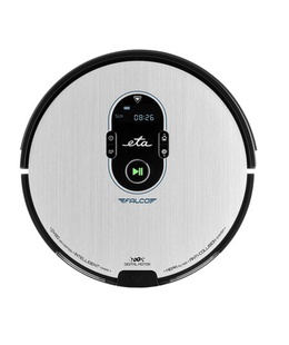  ETA | Vacuum cleaner | Falco Smart ETA251590000 | Wet&Dry | Operating time (max) 120 min | Lithium Ion | 2400 mAh | Dust capacity 0.6 L | Silver/Black | Battery warranty 24 month(s)  Hover