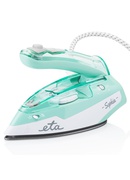  ETA | ETA127190000 Sophia | Steam Travel Iron | 1100 W | Water tank capacity 80 ml | Continuous steam 30 g/min | Steam boost performance 50 g/min | Green/White