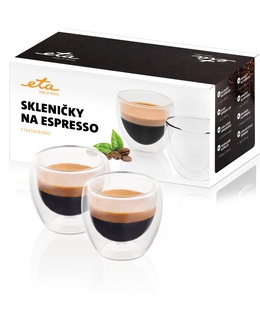  ETA | Espresso cups | ETA418193000 | For espresso coffee | 2 pc(s) | Dishwasher proof | Glass  Hover