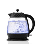 Tējkanna ETA | Crystal Kettle | ETA315490000 | Electric | 2200 W | 1.7 L | Glass | 360° rotational base | Glass/Black