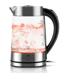 ETA Kettle | ETA515490000 CRYSTELA DIGI II | Electric | 2200 W | 1.7 L | Glass | 360° rotational base | Glass  Hover