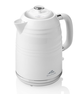 Tējkanna ETA | Kettle | ETA260590020 Duna | Electric | 2200 W | 1.7 L | Plastic | 360° rotational base | White  Hover