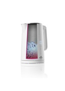 Tējkanna ETA | Kettle | ETA559590010 Emma | Electric | 2200 W | 1.5 L | Stainless steel | 360° rotational base | White Hover