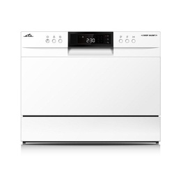Trauku mazgājamā mašīna Dishwasher | ETA138490000F | Table | Width 55 cm | Number of place settings 6 | Number of programs 8 | Energy efficiency class F | Display | White