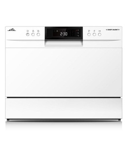 Trauku mazgājamā mašīna Dishwasher | ETA138490000F | Table | Width 55 cm | Number of place settings 6 | Number of programs 8 | Energy efficiency class F | Display | White  Hover