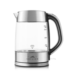 Tējkanna ETA Kettle | ETA415490000 Crysten | Electric | 2100 W | 1.7 L | Glass | 360° rotational base | Glass  Hover