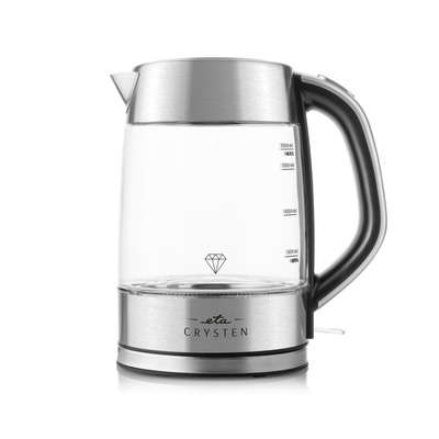 Tējkanna ETA Kettle | ETA415490000 Crysten | Electric | 2100 W | 1.7 L | Glass | 360° rotational base | Glass