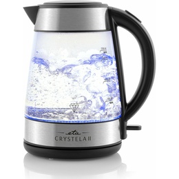 Tējkanna ETA Kettle | Crystela II 1154 90000 | 2200 W | Electric | 1.7 L | Glass | 360° rotational base | Glass