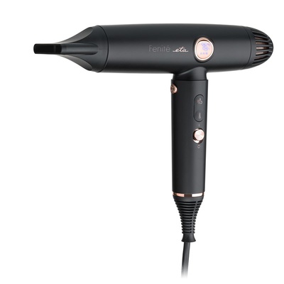 Fēns ETA | Hair Dryer | ETA931990000 Fenité Exclusive | 1400 W | Number of temperature settings 3 | Ionic function | Diffuser nozzle | Black