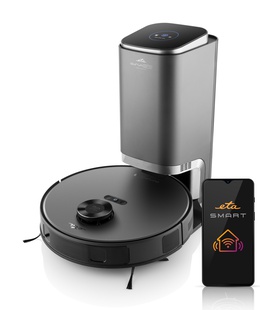  ETA | Robot Vacuum Cleaner | Aurum PRO ETA624190000 | Wet&Dry | Operating time (max) 240 min | Li-ion | 5200 mAh | Dust capacity 0.25 L | Grey  Hover