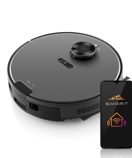  ETA | Robot Vacuum Cleaner | Aurum ETA524190000 | Wet&Dry | Operating time (max) 240 min | Li-ion | 5200 mAh | Dust capacity 0.25 L | Grey  Hover