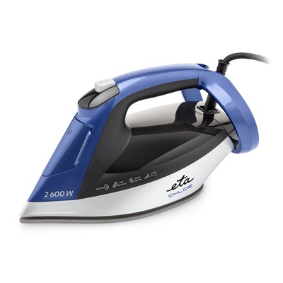  ETA Steam Iron | ETA227690000 Chloe | Steam Iron | 2600 W | Water tank capacity 350 ml | Continuous steam 40 g/min | Silver/Blue