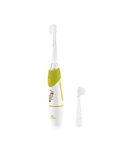 Birste ETA Toothbrush | Sonetic ETA071090040 | Battery operated | For kids | Number of brush heads included 2 | Number of teeth brushing modes 1 | Green/White  Hover