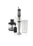 Mikseris Gallet | Blender | Naucelle 3in1 GALMIX435 | Hand Blender | 500 W | Number of speeds 2 | Chopper | Ice crushing | Black/Stainless steel Hover