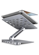  AXAGON Desk Mount | HMC-STND USB-C 5Gbps Stand and Hub 7in1 | Adjustable Height