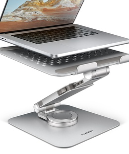  AXAGON Desk Mount | STND-LR stand with 360° rotation for laptops and tablets | Adjustable Height  Hover
