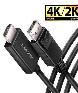  AXAGON Active cable RVD-HI20C2 | DisplayPort to HDMI | 1.8 m  Hover