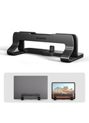  AXAGON STND-VB vertical stand for laptops and tablets | Adjustable width | 10-17.3  | Black Hover