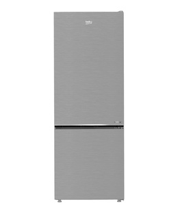  BEKO Refrigerator | B3RCNE564HXB | Energy efficiency class E | Free standing | Combi | Height 192 cm | No Frost system | Fridge net capacity 340 L | Freezer net capacity 150 L | Display | 39 dB | Stainless steel  Hover