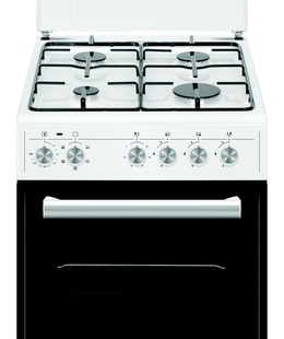 Virtuves plīts Simfer | Cooker | 5405SERBB | Hob type Gas | Oven type Electric | White | Width 50 cm | Electronic ignition | Depth 60 cm | 43 L  Hover