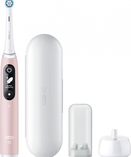 Birste Oral-B Electric Toothbrush | iO Series 6 | Rechargeable | For adults | Number of brush heads included 1 | Number of teeth brushing modes 5 | Pink  Hover