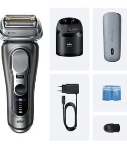  Braun Shaver | Series 9 Pro+ 9675cc | Operating time (max) 60 min | Wet & Dry | Lithium Ion | Grey  Hover