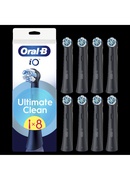 Oral-B Replaceable toothbrush heads | iO UltimateClean | Heads | For adults | Number of brush heads included 8 | Black