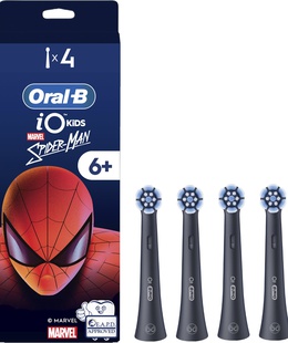 Birste Oral-B Replacement brush heads | iO kids Refills Spiderman | Heads | For kids | Number of brush heads included 4  Hover