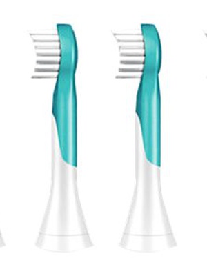 Birste Philips | Sonicare Toothbrush Heads | HX6034/33 | Heads | For kids | Number of brush heads included 4 | Number of teeth brushing modes Does not apply | Aqua  Hover
