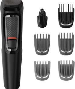  Philips | Face and Hair Trimmer | MG3740/15 9-in-1 | Cordless | Black  Hover