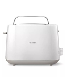 Tosteris Philips | Toaster | HD2581/00 Daily Collection | Power  760-900 W | Number of slots 2 | Housing material Plastic | White  Hover