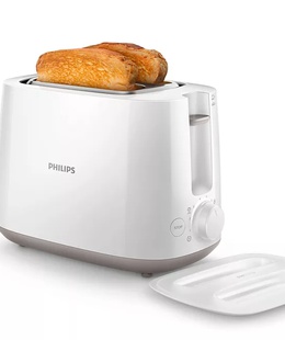 Tosteris Philips | Toaster | HD2582/00 | Power 760 - 900 W | Number of slots 2 | Housing material Plastic | White  Hover