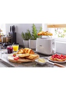 Tosteris Philips | Toaster | HD2582/00 | Power 760 - 900 W | Number of slots 2 | Housing material Plastic | White Hover