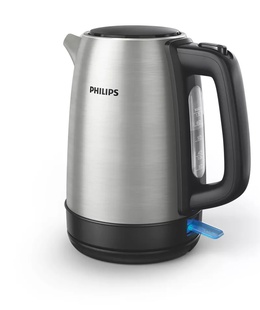 Philips | Daily Collection Kettle | HD9350/90 | Electric | 2200 W | 1.7 L | Stainless steel | 360° rotational base | Stainless steel  Hover