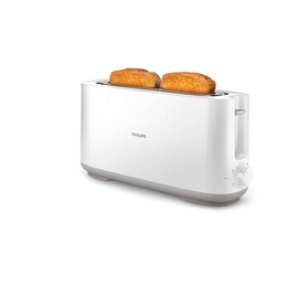 Tosteris Philips | Toaster | HD2590/00 Daily Collection | Power 870-1030 W | Number of slots 2 | Housing material Plastic | White